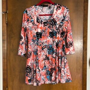Attitudes by Renee Small Tunic with Godets.  NWOT fits like a medium stretchy